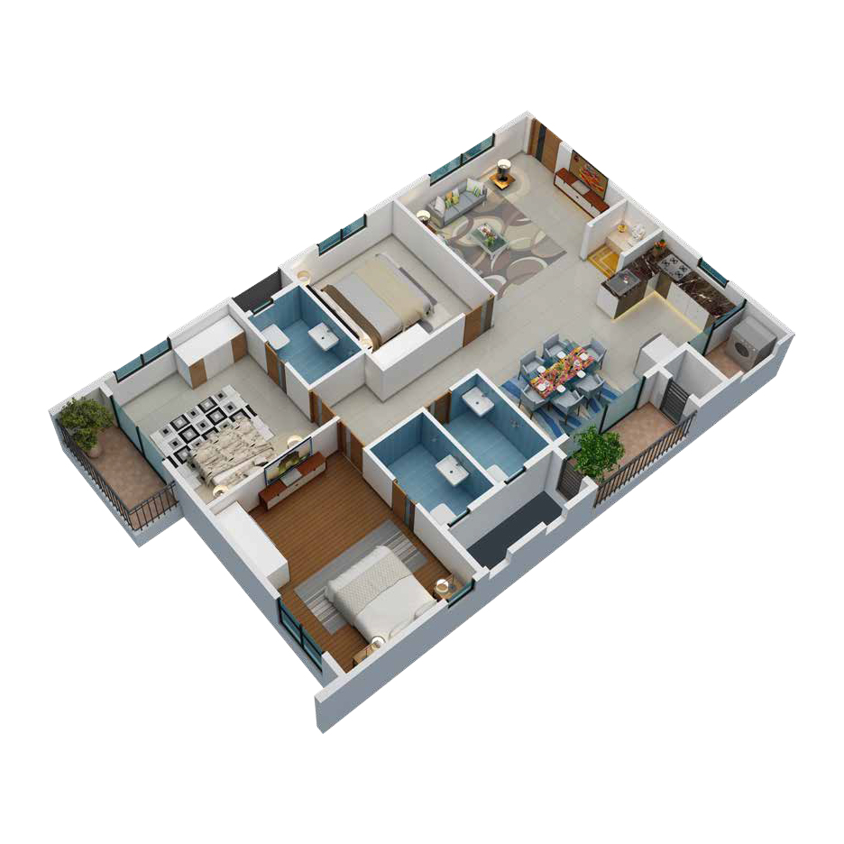 3BHK Tower C